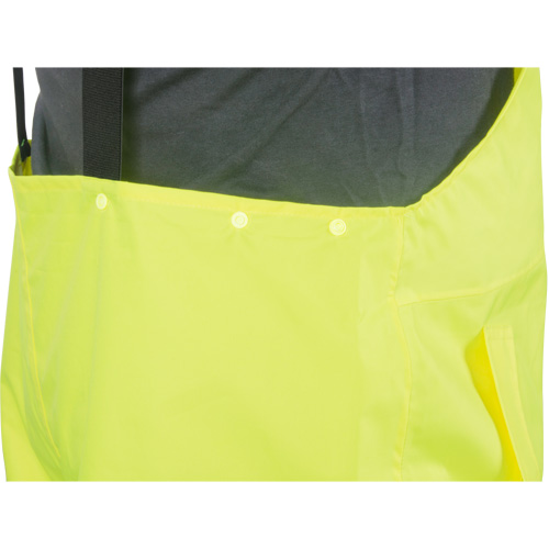 RZ1000 Rain Bib Pants, Polyester, Small, High Visibility Lime-Yellow Ottawa Fastener Supply