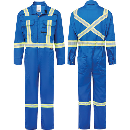 UltraSoft&reg; 9 oz. Deluxe Coveralls, Size 40T, Royal Blue Ottawa Fastener Supply