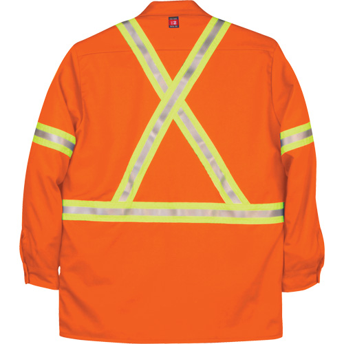 Westex UltraSoft&reg; Industrial Work Shirt, Medium (Tall), Orange Ottawa Fastener Supply