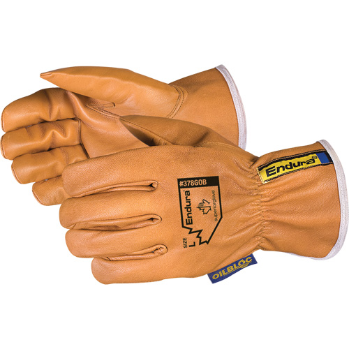 Endura&reg; Oilbloc Driver's Gloves, Small, Grain Goatskin Palm Ottawa Fastener Supply