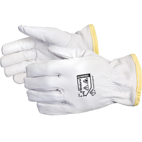 Endura&reg; Flame-Resistant Anti-Static Driver's Gloves, Small, Grain Goatskin Palm, Rhovyl&reg; Inner Lining Ottawa Fastener Supply