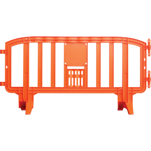 Movit Barricade, Interlocking, 78" L x 39" H, Orange Ottawa Fastener Supply