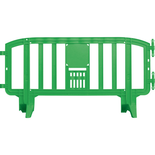 Movit Barricade, Interlocking, 78" L x 39" H, Green Ottawa Fastener Supply
