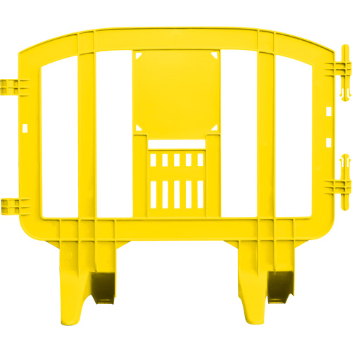Minit Barricade, Interlocking, 49" L x 39" H, Yellow Ottawa Fastener Supply