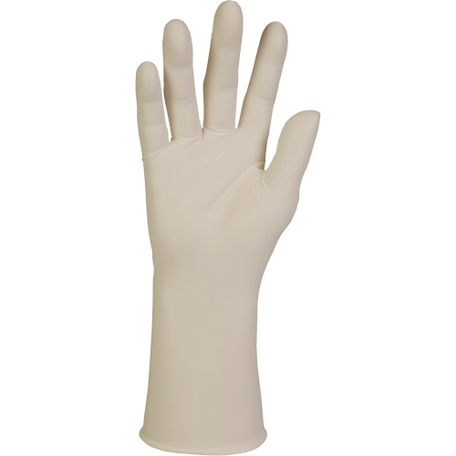 XTRA-PFE Exam Gloves, Large, Latex, 10-mil, Powder-Free, White, Class 2 Ottawa Fastener Supply
