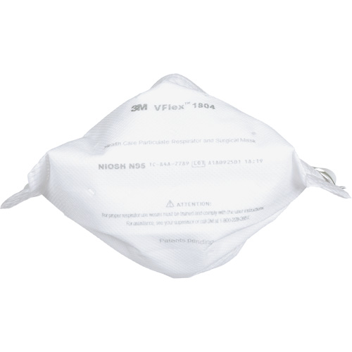 VFlex Healthcare Particulate Respirator and Surgical Mask, N95, NIOSH Certified Ottawa Fastener Supply