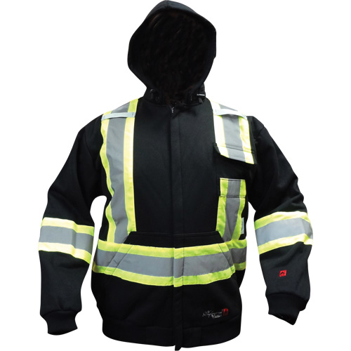 Fire Rated Hoodie, Small, Black Ottawa Fastener Supply
