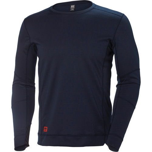 Lifa&reg; Max Moisture-Wicking Crewneck Undershirt, Men's, X-Small, Navy Blue Ottawa Fastener Supply