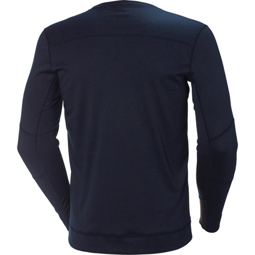 Lifa&reg; Max Moisture-Wicking Crewneck Undershirt, Men's, X-Small, Navy Blue Ottawa Fastener Supply