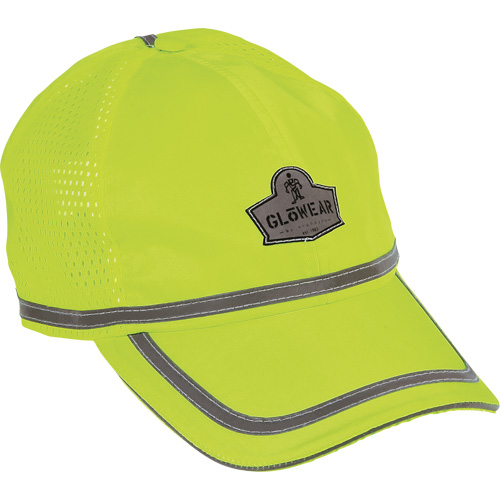 Casquette de baseball haute visibilit&eacute; GloWear 8930, Jaune lime haute visibilit&eacute;, Polyester Ottawa Fastener Supply