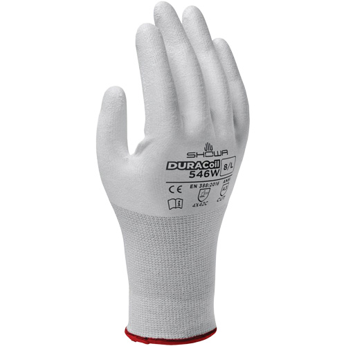 Gants r&eacute;sistants aux coupures 546W, Taille 6/Petit, Calibre 13, Rev&ecirc;tement Polyur&eacute;thane, Enveloppe en PEHP, ANSI/ISEA 105 niveau 3/EN 388 niveau C Ottawa Fastener Supply