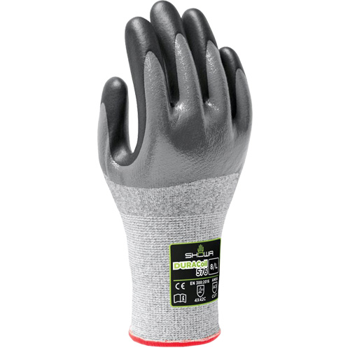 Gants r&eacute;sistants aux coupures 576, Taille 6/Petit, Calibre 13, Rev&ecirc;tement Mousse de nitrile, Enveloppe en PEHP, ANSI/ISEA 105 niveau 3/EN 388 niveau C Ottawa Fastener Supply