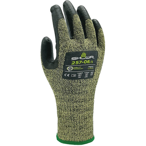 Gants r&eacute;sistants aux coupures 257, Taille T-Grand/9, Calibre 13, Rev&ecirc;tement Mousse de nitrile, Enveloppe en Acier inoxydable, ANSI/ISEA 105 niveau 7/EN 388 niveau F Ottawa Fastener Supply