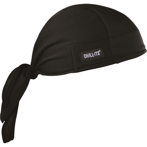 Chill-Its&reg; 6615 Cooling Doo Rag, Black Ottawa Fastener Supply