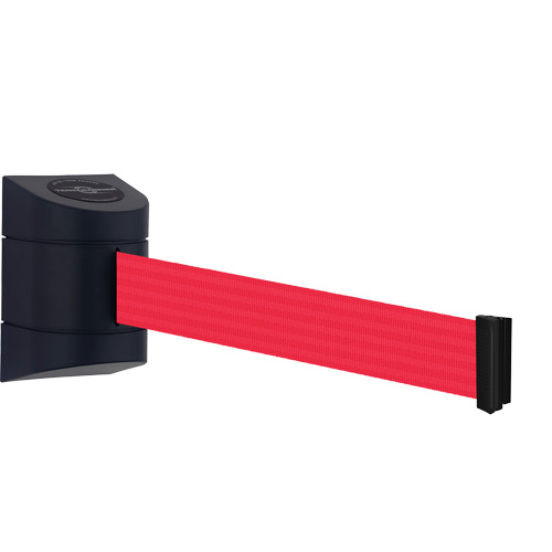 TensaBarrier&reg; Wall Mounted Unit, Plastic, Screw Mount, 30', Red Tape Ottawa Fastener Supply