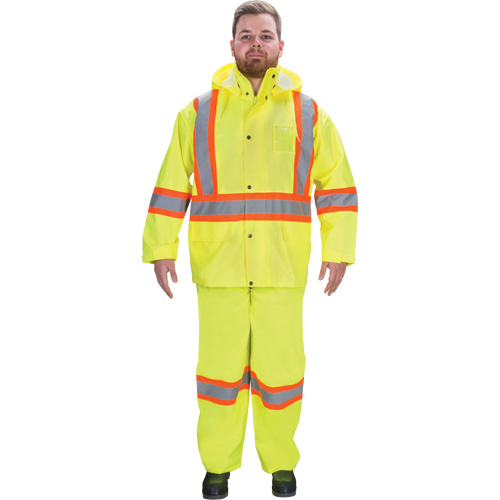 V&ecirc;tements imperm&eacute;ables RZ1000, Polyester, T-Grand, Jaune lime haute visibilit&eacute; Ottawa Fastener Supply
