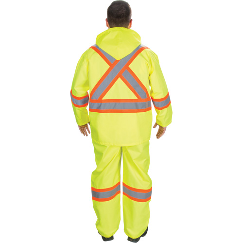 V&ecirc;tements imperm&eacute;ables RZ1000, Polyester, T-Grand, Jaune lime haute visibilit&eacute; Ottawa Fastener Supply