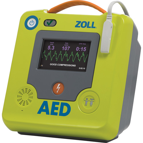 Professional Rescuers AED 3 BLS Defibrillator, Semi-Automatic, French, Class 4 Ottawa Fastener Supply