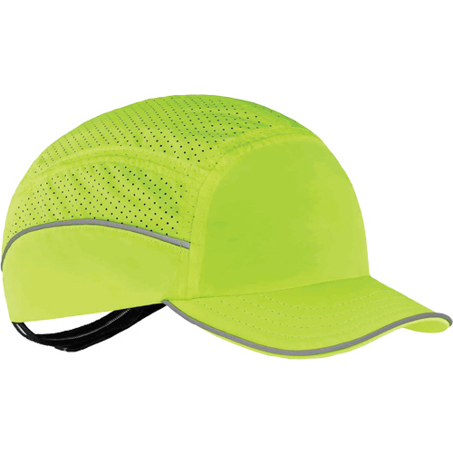 Skullerz&reg; 8955 Lightweight Bump Cap Hat, High Visibility Lime Green Ottawa Fastener Supply