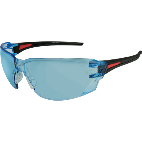Lunettes de s&eacute;curit&eacute; Nevosa, Lentille Bleu p&acirc;le, Anti-&eacute;gratignures, R&eacute;pond ou surpasse la norme CSA Z94.3 Ottawa Fastener Supply