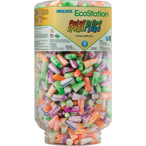 EcoStation SparkPlugs&reg; Earplug Refill, Bulk - Canister Ottawa Fastener Supply