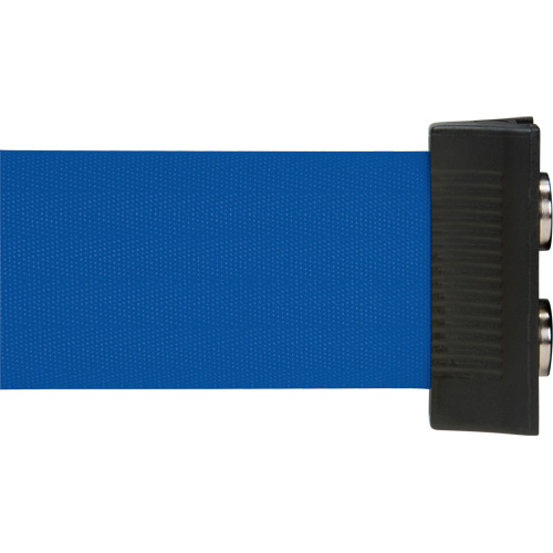 Wall Mount Barrier with Magnetic Tape, Steel, Screw Mount, 7', Blue Tape Ottawa Fastener Supply