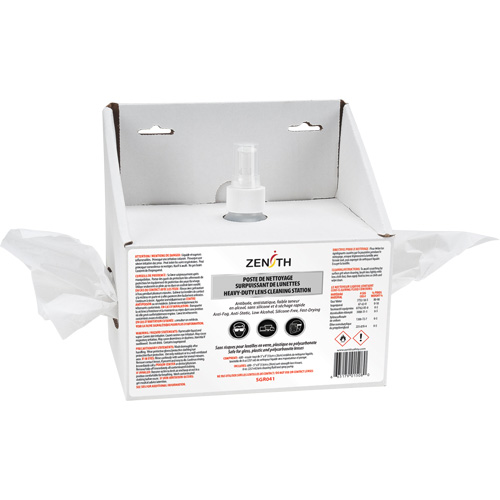 Disposable Premium Lens Cleaning Station, Cardboard, 8" L x 4" D x 8" H Ottawa Fastener Supply