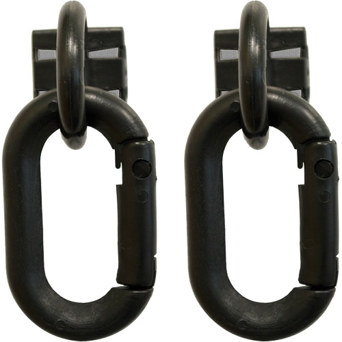 Mr. Chain Safety Chain Ring & Carabiner Set, Black Ottawa Fastener Supply