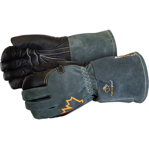 Endura&reg; Mig Welding Gloves, Grain Cowhide, Size Medium Ottawa Fastener Supply