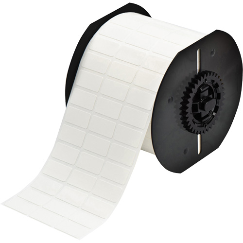 B33 Series Repositionable Adhesive Labels, Vinyl, 1" L x 0.5" H, White Ottawa Fastener Supply