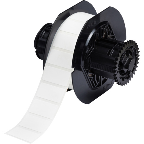 &eacute;tiquettes en tissu avec rev&ecirc;tement en polyamide B33, Nylon, 1,5" lo x 0,75" h, Blanc Ottawa Fastener Supply