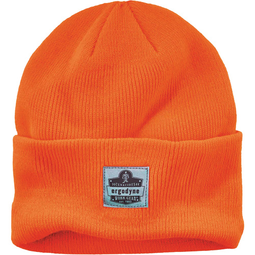 N-Ferno&reg; Rib Knit Beanie Hat, One Size, Orange Ottawa Fastener Supply