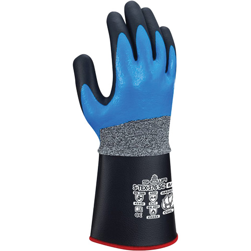 Gants r&eacute;sistants aux coupures S-Tex 3756SC, Taille Moyen/7, Calibre 13, Rev&ecirc;tement Nitrile/Mousse de nitrile, Enveloppe en Hagane Coil, ASTM ANSI niveau A4/EN 388 niveau D Ottawa Fastener Supply