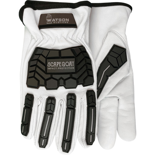 Scape Goat Impact Gloves, 2X-Large, Goatskin Palm, Slip-On Cuff Ottawa Fastener Supply