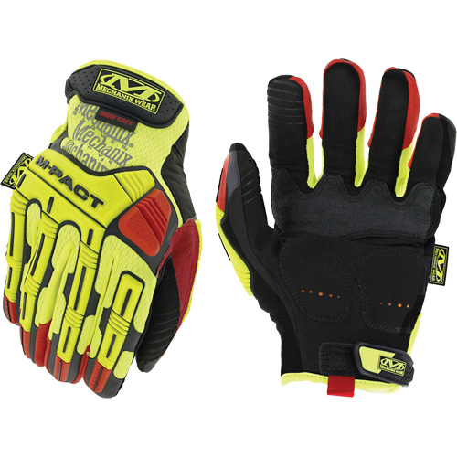Hi-Viz M-Pact&reg; D4-360 Impact Gloves, 8, Synthetic Palm, Hook & Loop Cuff Ottawa Fastener Supply