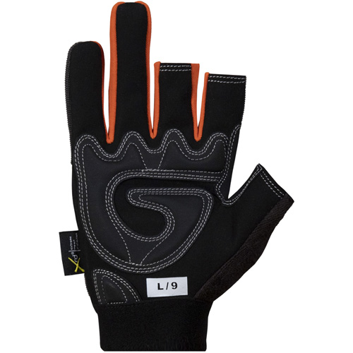 Clutch Gear&reg; Open-Finger Framers Gloves, Synthetic Palm, Size Small Ottawa Fastener Supply