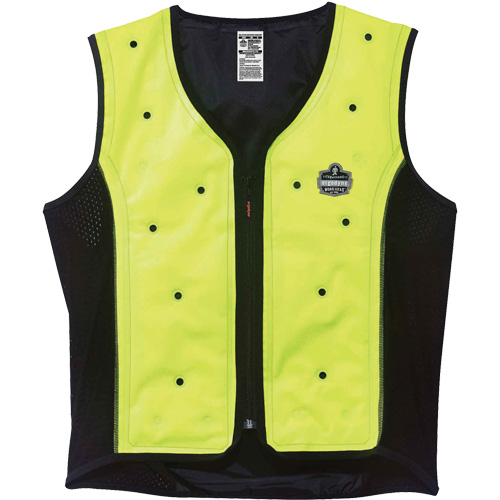 Chill-Its&reg; 6685 Dry Cooling Vest, 4X-Large, High Visibility Lime-Yellow Ottawa Fastener Supply