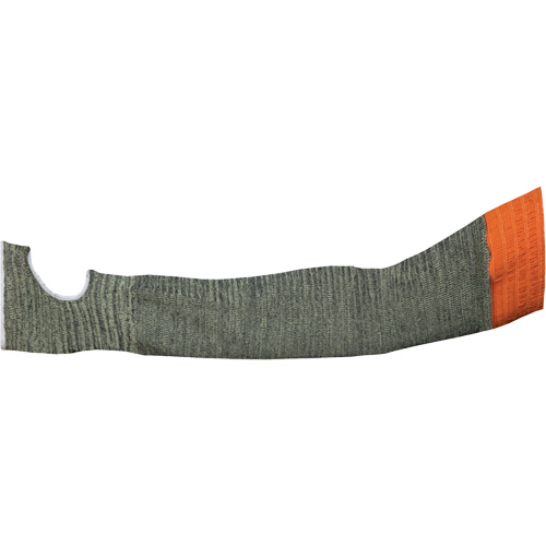 Contender Cut-Resistant Composite-Knit Sleeve, Aramid, 22", ASTM ANSI Level A4, Grey Ottawa Fastener Supply