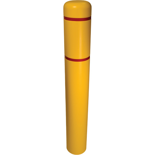 Bollard Cover, 4" Dia. x 54" L, Yellow Ottawa Fastener Supply