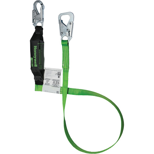 Miller&reg; BackBiter&reg; Tie-Back Lanyard, 6', Locking Snap Hook Center, Locking Snap Hook Leg Ends, Nylon/Polyester Ottawa Fastener Supply