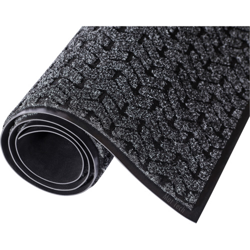 Tapis d'accueil Performance Tire-Track, Essuie-pieds/grattoir, 4' x 8' x 3/8", Charbon Ottawa Fastener Supply