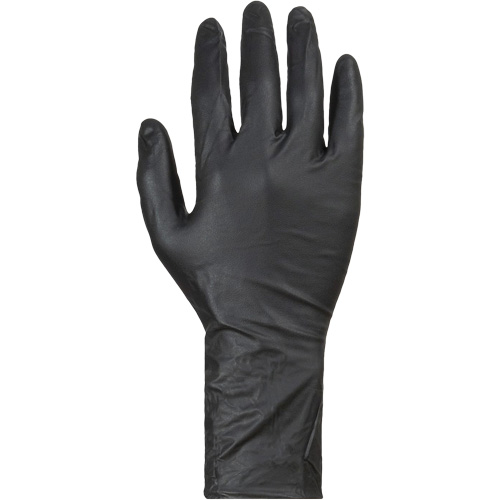Gants jetables KeepKleen, Petit, Nitrile, 8 mils, Sans poudre, Noir Ottawa Fastener Supply