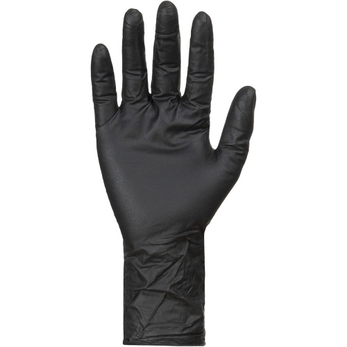 Gants jetables KeepKleen, Petit, Nitrile, 8 mils, Sans poudre, Noir Ottawa Fastener Supply