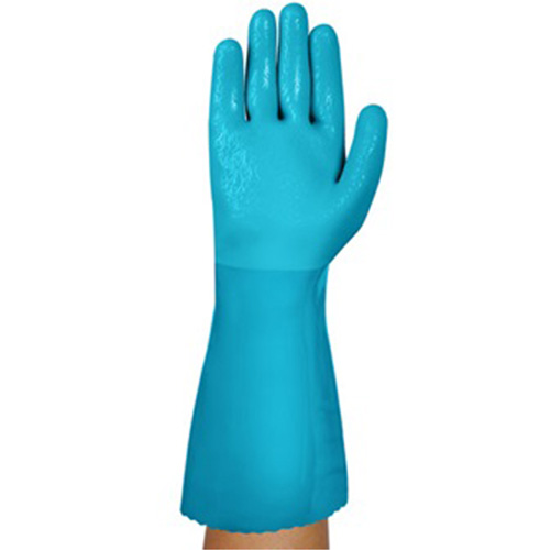 Gants r&eacute;sistants aux produits chimiques AlphaTec 04-003, Taille 8, 14" lo, Nitrile/PVC, Doublure en Molleton, Gant de calibre hiver Ottawa Fastener Supply