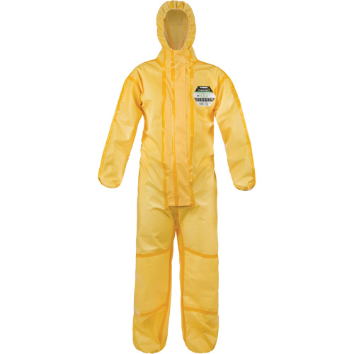 ChemMax&reg; 1 Coveralls, Polyethylene/Polypropylene, 4X-Large, Yellow Ottawa Fastener Supply