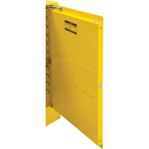 Flammable Storage Cabinet, 12 gal., 1 Door, 23" W x 35" H x 18" D Ottawa Fastener Supply