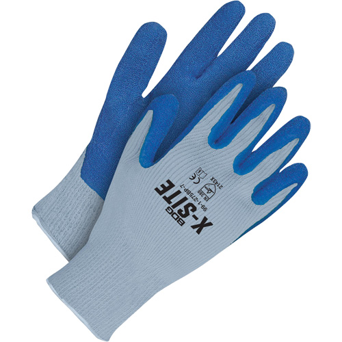 X-Site Gloves, 6, Latex Coating, Polyester/Cotton Shell Ottawa Fastener Supply