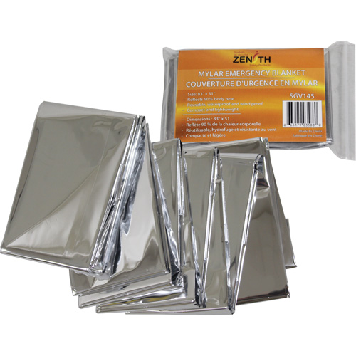 Emergency Blanket, Aluminized Polyester Ottawa Fastener Supply