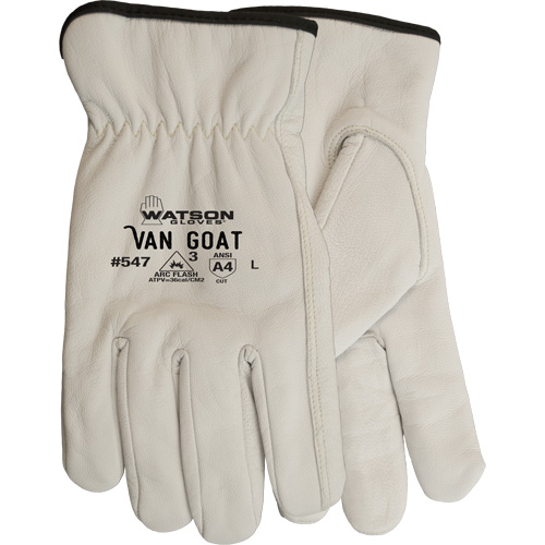 Van Goat Cut Resistant Work Gloves, Large, 36 cal/cm², Level 3, NFPA 70E Ottawa Fastener Supply