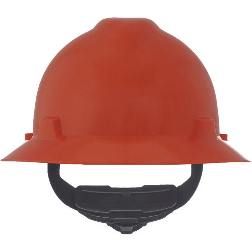 Casque de s&eacute;curit&eacute; &agrave; fente et bordure compl&egrave;te V-Gard, R&eacute;pond aux normes CSA type 1, Suspension Rochet, Non ventil&eacute; Ottawa Fastener Supply